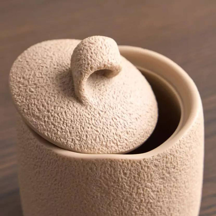 ظرف درب دار هوم سنتر مدل Home Centre Pebble
